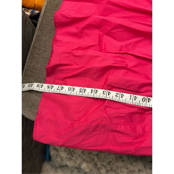 Jason Wu Magenta Smocked Cut Out Eyelet Lace MIDI Dress Size S Pink Tiered - Picture 11 of 12